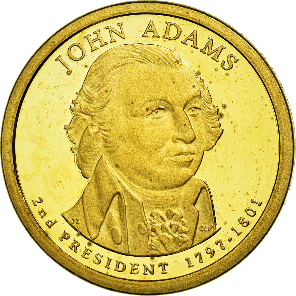 Coin, United States, Dollar, 2007, U.S. Mint, John Adams, MS(63)