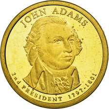 Coin, United States, Dollar, 2007, U.S. Mint, John Adams, MS(63)