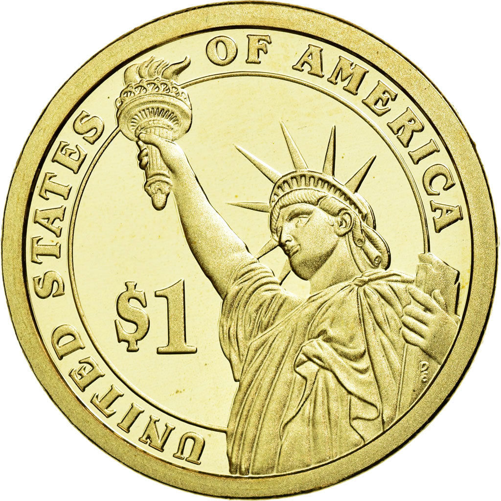 Coin, United States, Dollar, 2013, U.S. Mint, Woodrow Wilson, MS(63)