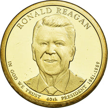Coin, United States, Dollar, 2016, U.S. Mint, Ronald Reagan, MS(63)