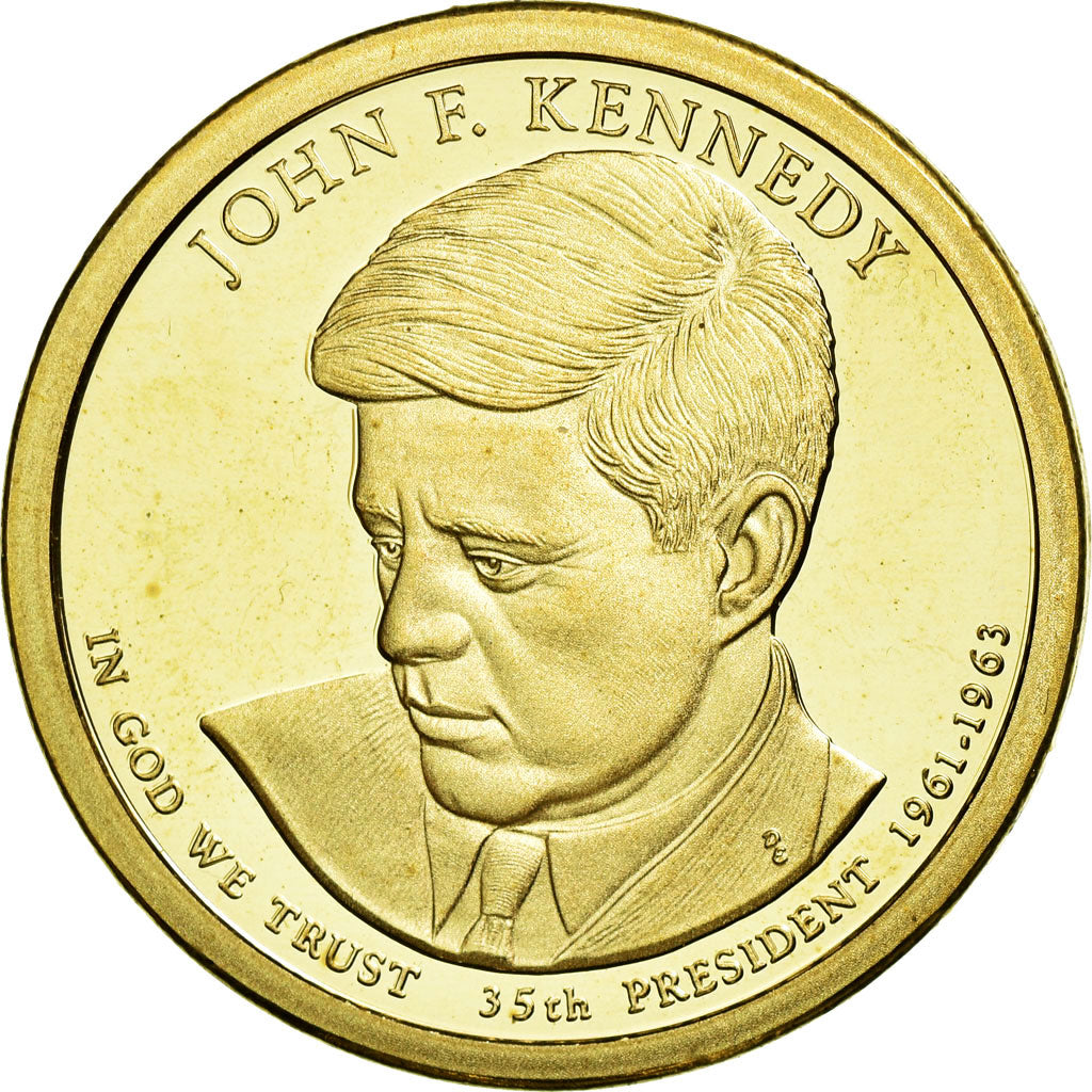 Coin, United States, Dollar, 2015, U.S. Mint, John F. Kennedy, MS(63)