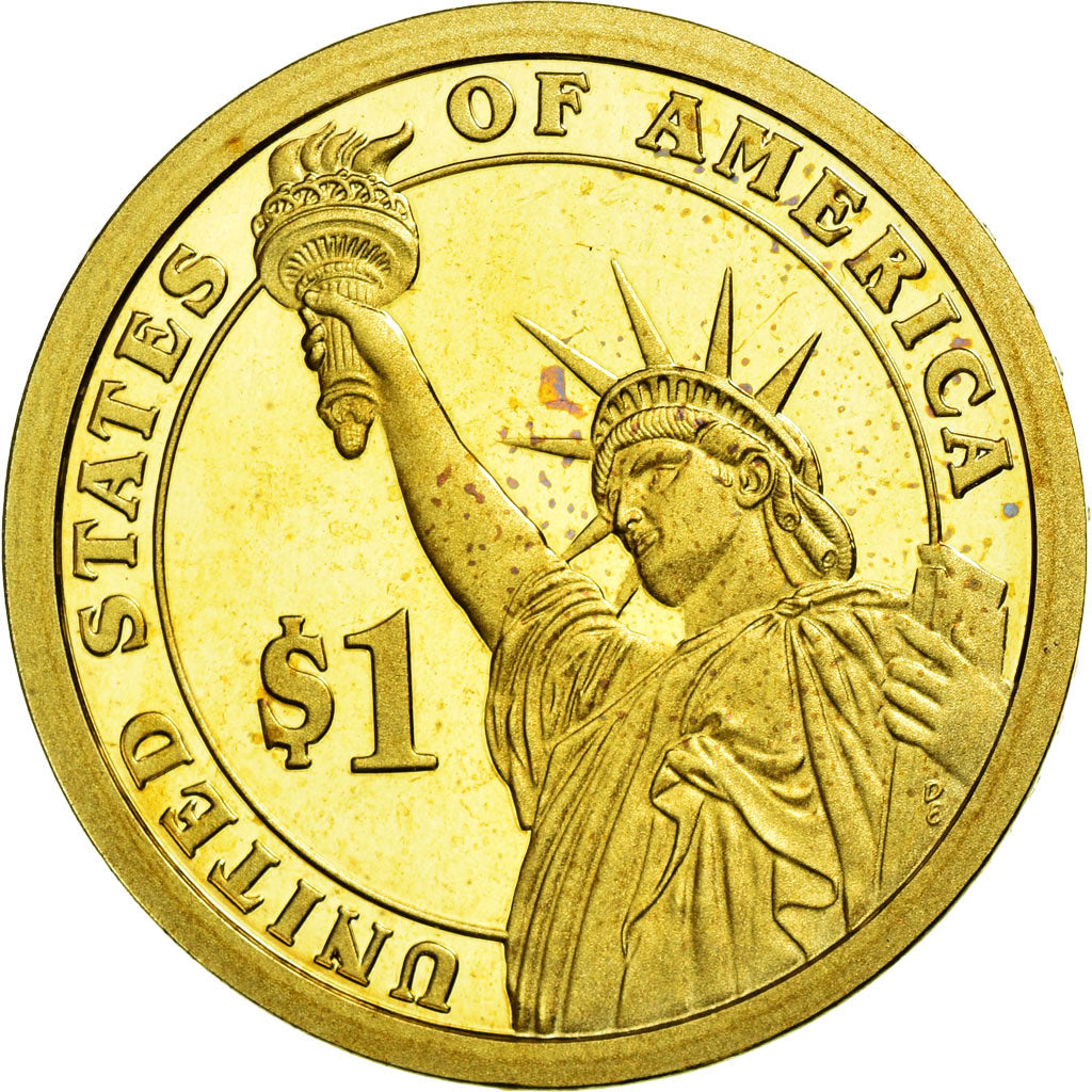 Coin, United States, Dollar, 2012, U.S. Mint, Benjamin Harrison, MS(63)