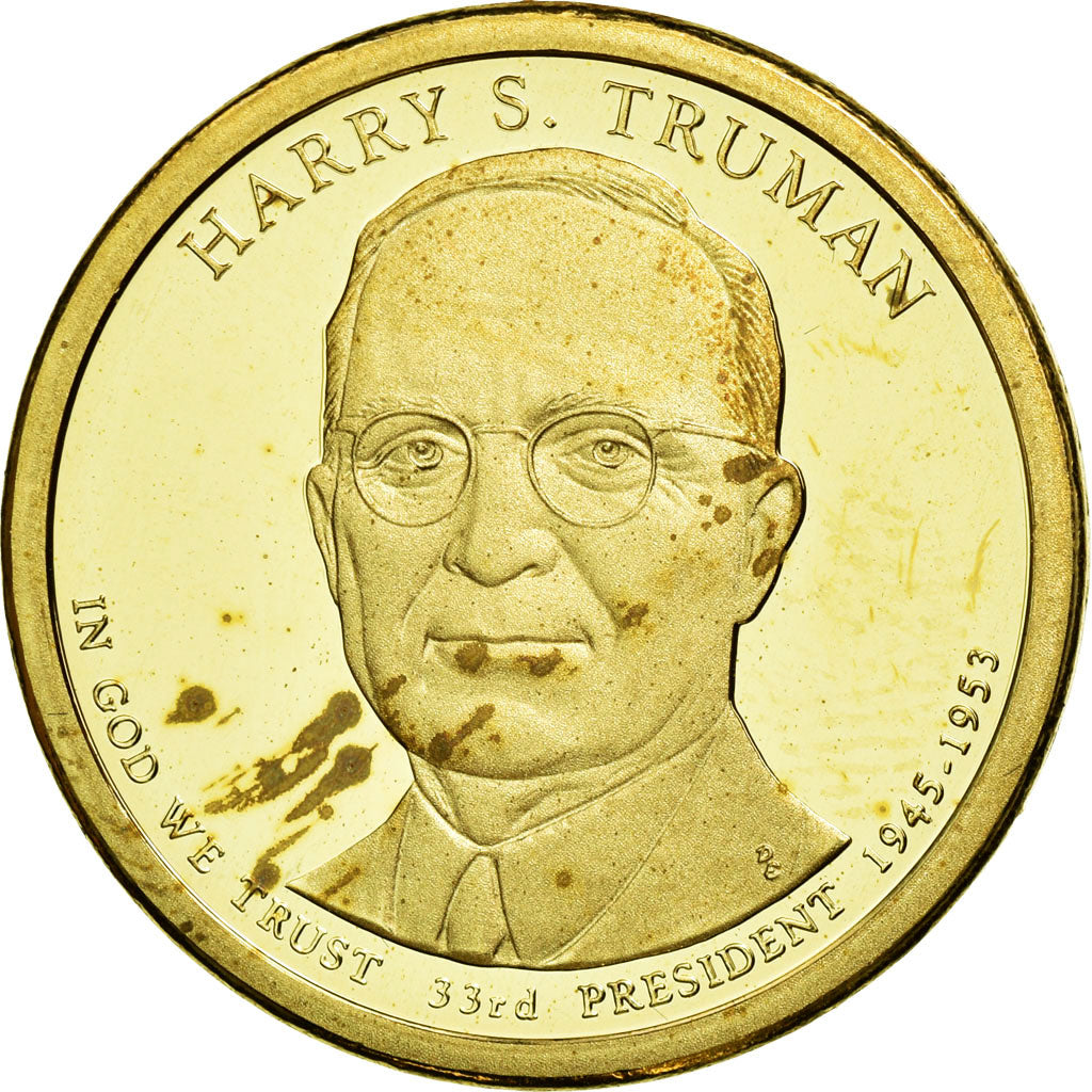 Coin, United States, Dollar, 2015, U.S. Mint, Harry S. Truman, MS(63)
