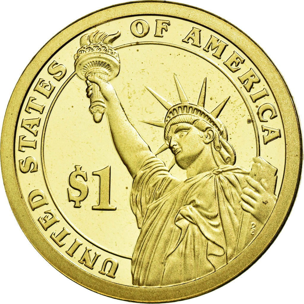 Coin, United States, Dollar, 2010, U.S. Mint, Millard Fillmore, MS(63)