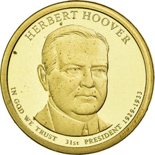 Coin, United States, Dollar, 2014, U.S. Mint, Herbert Hoover, MS(63)
