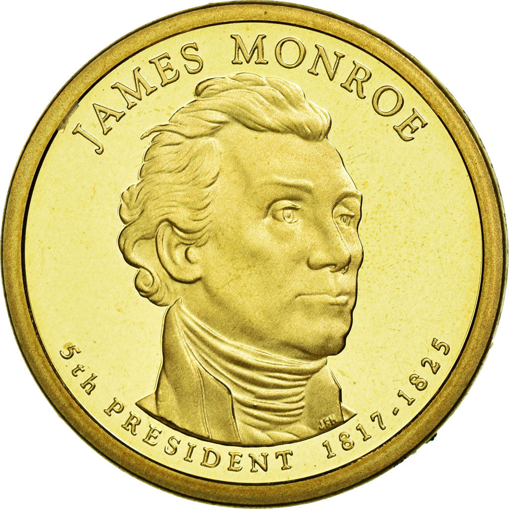 Coin, United States, Dollar, 2008, U.S. Mint, James Monroe, MS(63)