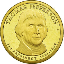 Coin, United States, Dollar, 2007, Thomas Jefferson,U.S. Mint, Philadelphia,,