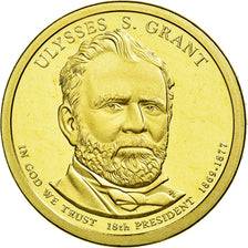 Coin, United States, Dollar, 2011, Ulysses S Grant, U.S. Mint, Philadelphia,