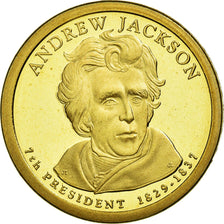 Coin, United States, Dollar, 2008, Andrew Jackson, U.S. Mint, Philadelphia,