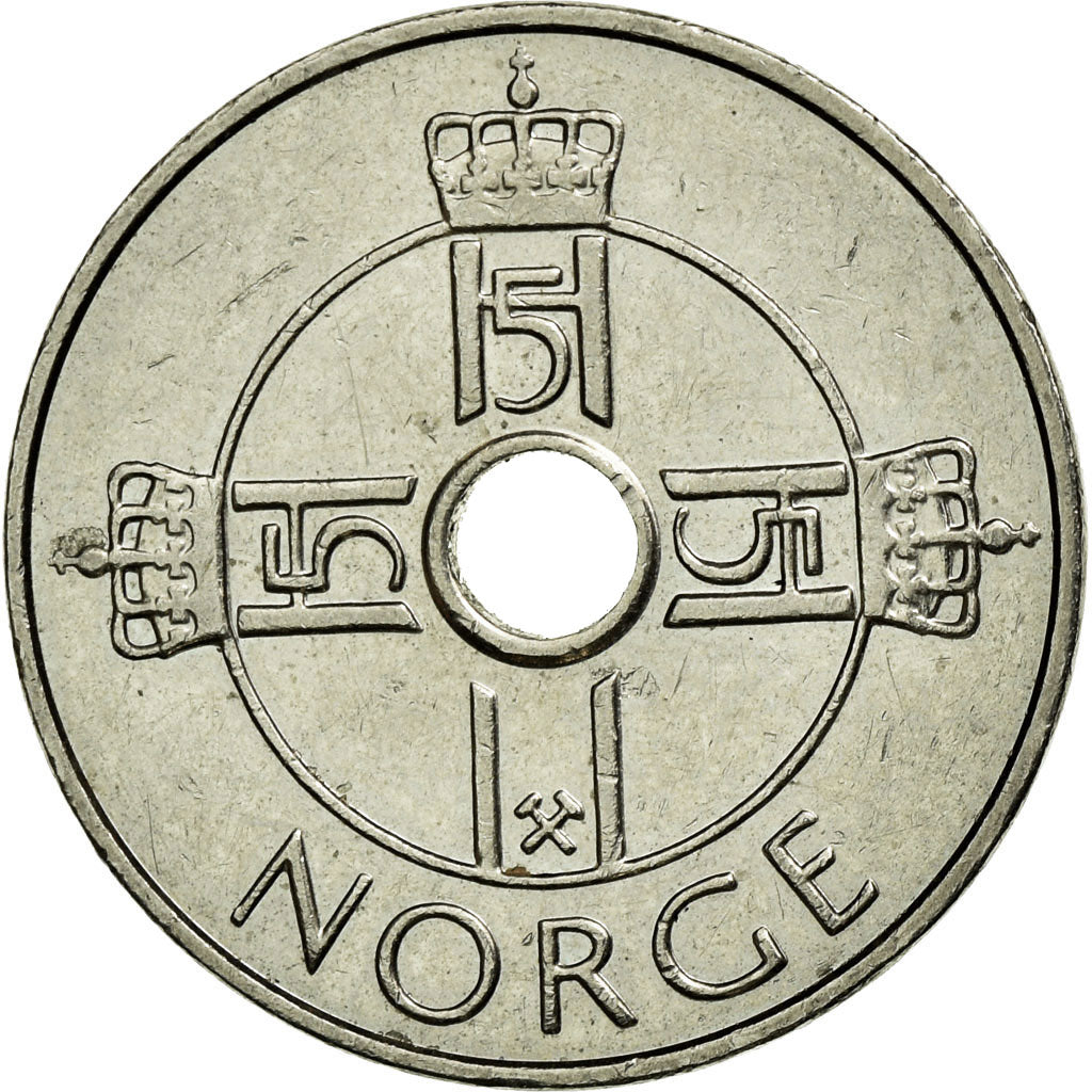 Moneta, Norvegia, Harald V, Krone, 2007, BB, Rame-nichel, KM:462