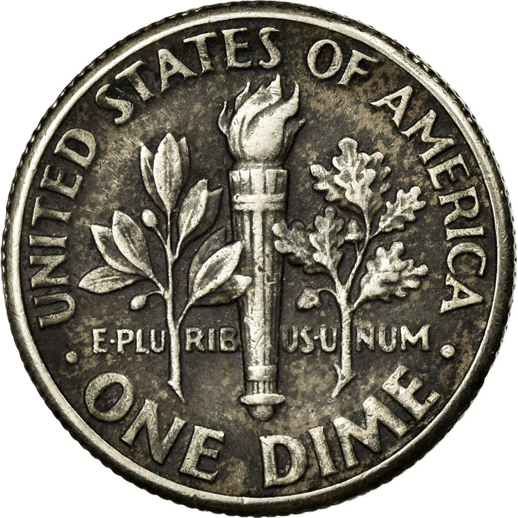 Monnaie, États-Unis, Roosevelt Dime, Dime, 1989, U.S. Mint, Denver, TB+