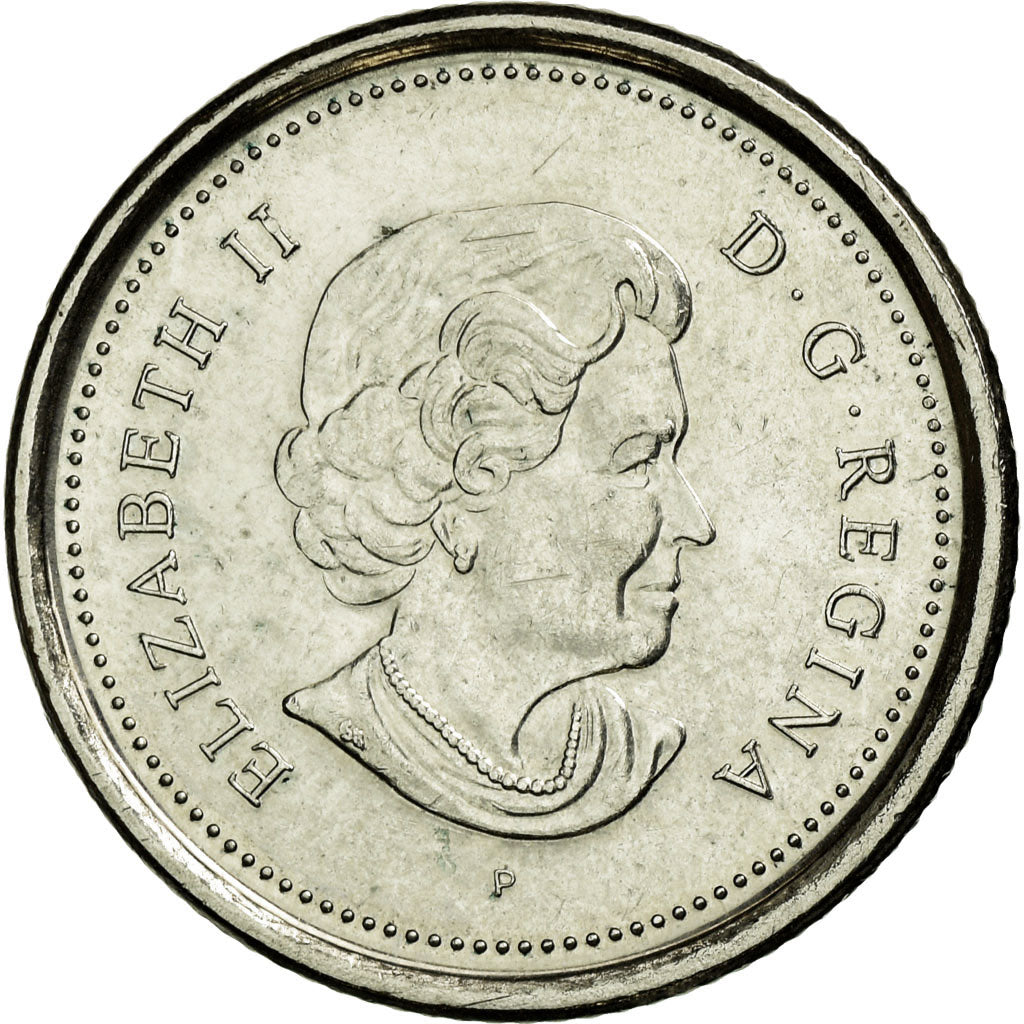 Moeda, Canadá, Elizabeth II, 10 Cents, 2005, Royal Canadian Mint, EF(40-45)