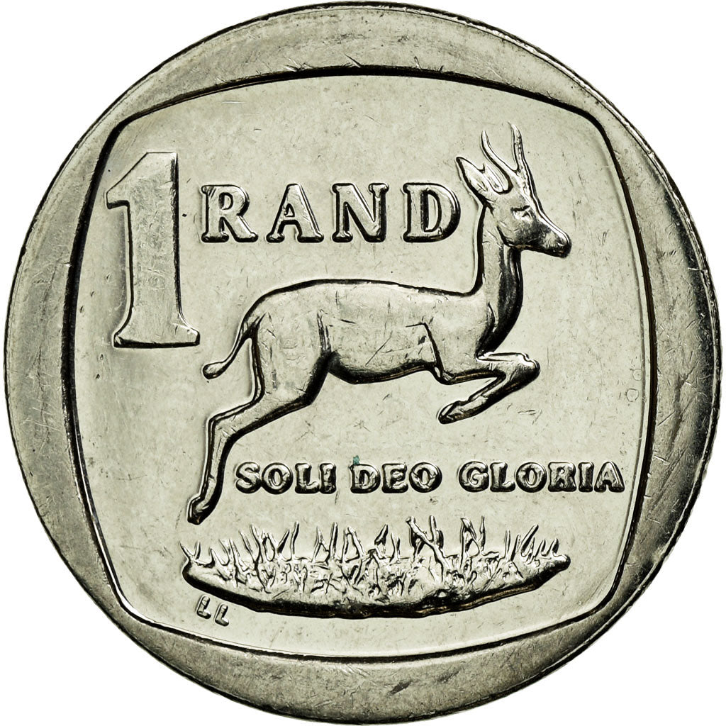 Coin, South Africa, Rand, 2012, EF(40-45), Nickel Plated Copper