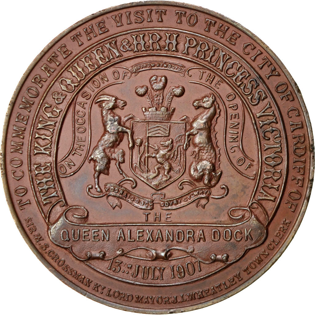 Great Britain, Medal, History, AU(55-58), Copper