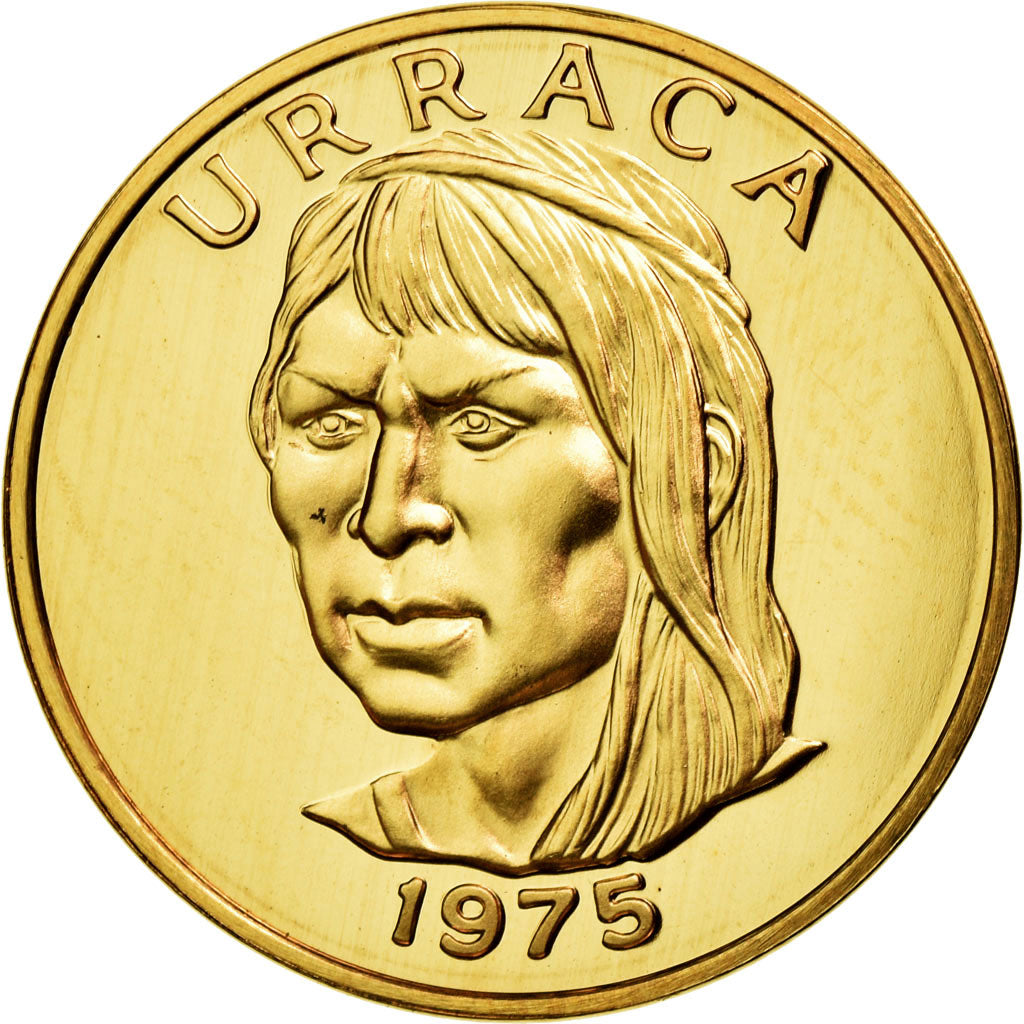 Coin, Panama, Centesimo, 1975, Franklin Mint, MS(65-70), Copper Plated Zinc