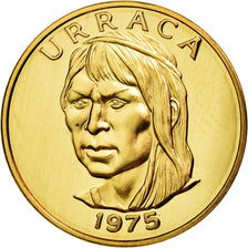 Coin, Panama, Centesimo, 1975, Franklin Mint, MS(65-70), Copper Plated Zinc