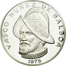 Coin, Panama, Balboa, 1975, U.S. Mint, MS(65-70), Silver, KM:39.1a