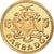 Moeda, Barbados, Cent, 1975, Franklin Mint, MS(65-70), Bronze, KM:10