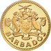 Coin, Barbados, Cent, 1975, Franklin Mint, MS(65-70), Bronze, KM:10