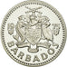 Coin, Barbados, 2 Dollars, 1975, Franklin Mint, MS(65-70), Copper-nickel, KM:15