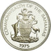 Monnaie, Bahamas, Elizabeth II, 50 Cents, 1975, Franklin Mint, U.S.A., FDC