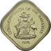 Monnaie, Bahamas, Elizabeth II, 15 Cents, 1974, Franklin Mint, U.S.A., FDC