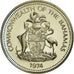 Coin, Bahamas, Elizabeth II, 5 Cents, 1974, Franklin Mint, U.S.A., MS(65-70)