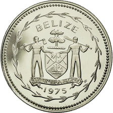 Coin, Belize, 50 Cents, 1975, Franklin Mint, MS(65-70), Silver, KM:50a