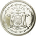 Coin, Belize, 25 Cents, 1977, Franklin Mint, MS(65-70), Silver, KM:49a