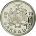 Coin, Barbados, 25 Cents, 1979, Franklin Mint, MS(65-70), Copper-nickel, KM:13