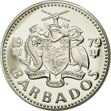 Coin, Barbados, 2 Dollars, 1979, Franklin Mint, MS(65-70), Copper-nickel, KM:15