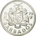 Coin, Barbados, 5 Dollars, 1979, Franklin Mint, MS(65-70), Silver, KM:16a