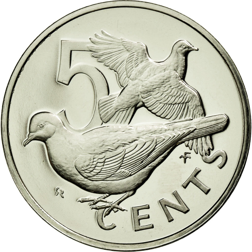Coin, BRITISH VIRGIN ISLANDS, Elizabeth II, 5 Cents, 1975, Franklin Mint