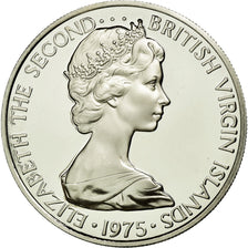 Coin, BRITISH VIRGIN ISLANDS, Elizabeth II, 25 Cents, 1975, Franklin Mint