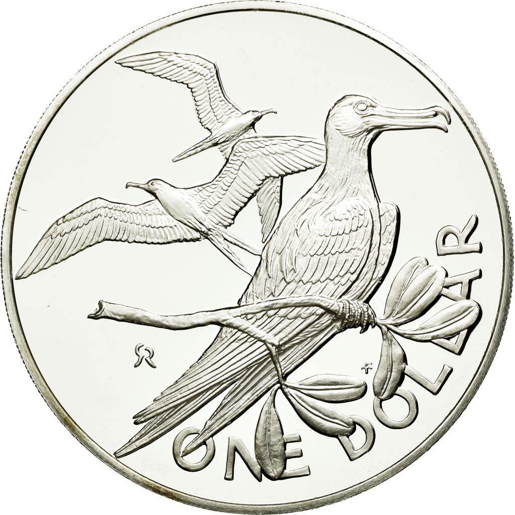 Coin, BRITISH VIRGIN ISLANDS, Elizabeth II, Dollar, 1975, Franklin Mint, U.S.A.