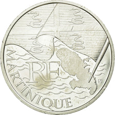 France, 10 Euro, Martinique, 2010, MS(63), Silver, KM:1662