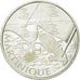 France, 10 Euro, Martinique, 2010, MS(63), Silver, KM:1662