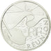 Francja, 10 Euro, Réunion, 2010, Paris, MS(63), Srebro, KM:1669