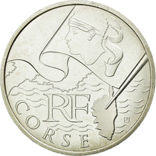 France, 10 Euro, Corse, 2010, MS(63), Silver, KM:1658