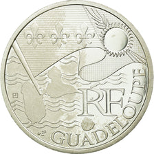 France, 10 Euro, Guadeloupe, 2010, MS(63), Silver, KM:1655