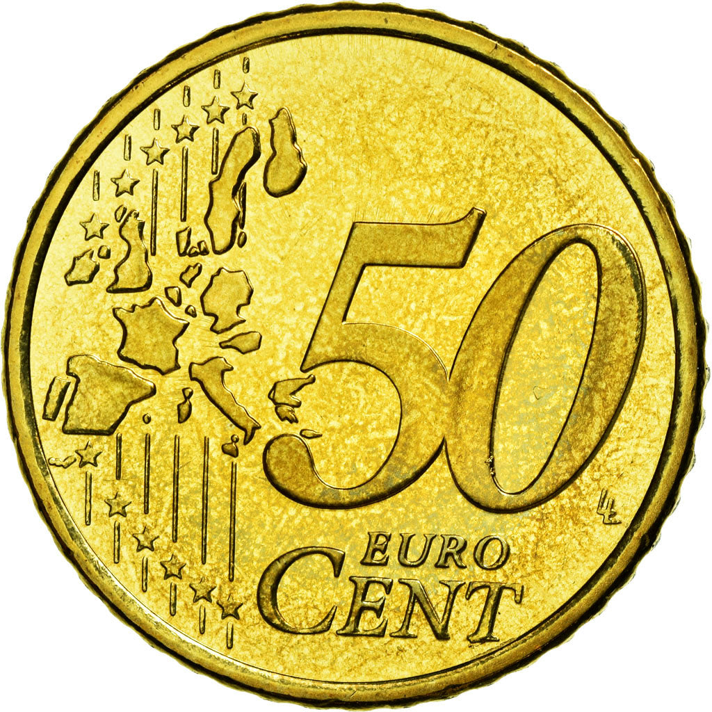 Finland, 50 Euro Cent, 2006, MS(63), Brass, KM:103