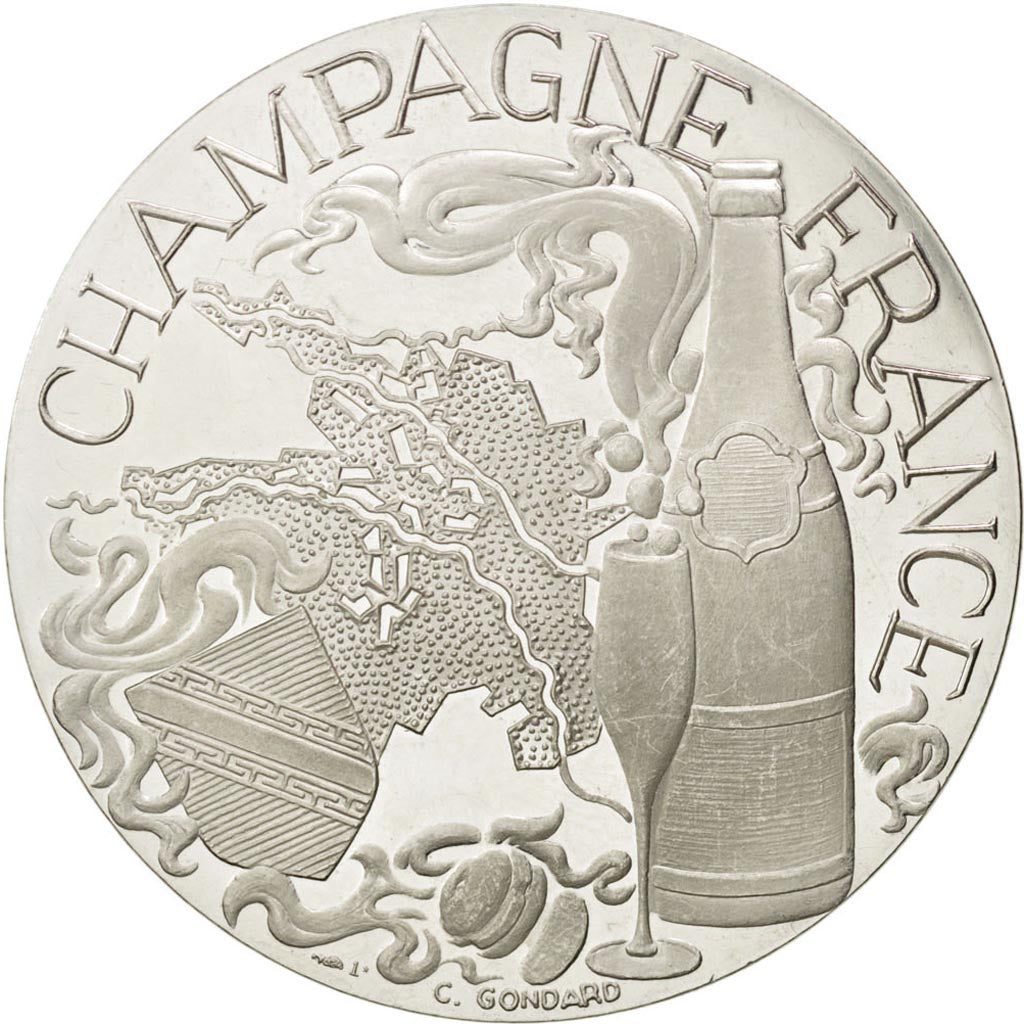FRANCE, Gastronomy, French Fifth Republic, Medal, MS(60-62), Silver, 5, 40.30