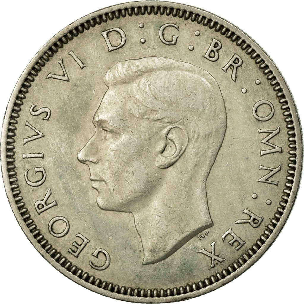 Coin, Great Britain, George VI, Shilling, 1951, EF(40-45), Copper-nickel, KM:877