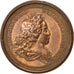 France, Medal, Louis XV, History, AU(55-58), Bronze