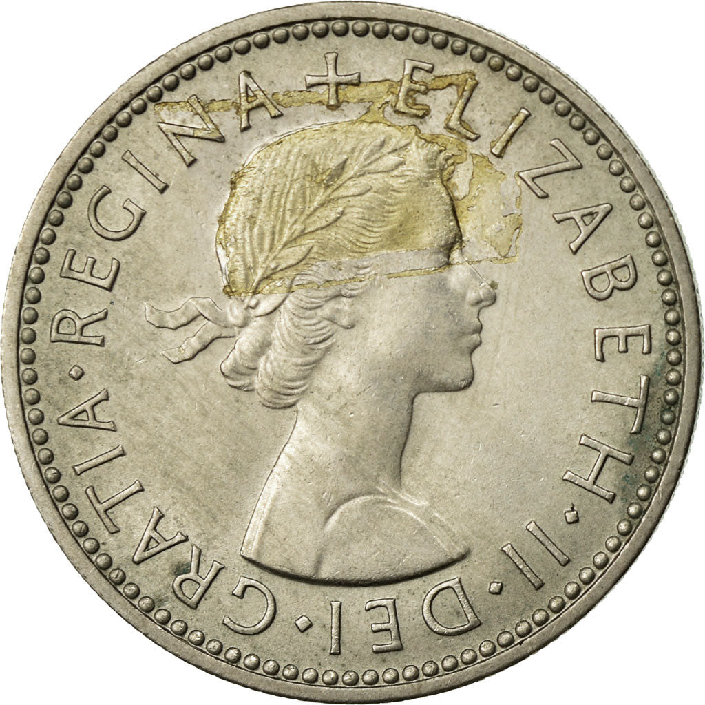 Coin, Great Britain, Elizabeth II, Shilling, 1959, EF(40-45), Copper-nickel