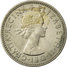 Coin, Great Britain, Elizabeth II, Shilling, 1959, EF(40-45), Copper-nickel