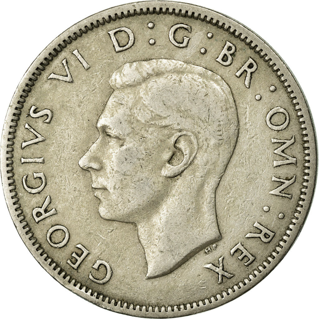 Monnaie, Grande-Bretagne, George VI, Florin, Two Shillings, 1951, TTB