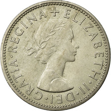 Coin, Great Britain, Elizabeth II, Florin, Two Shillings, 1962, EF(40-45)