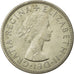 Coin, Great Britain, Elizabeth II, Florin, Two Shillings, 1962, EF(40-45)