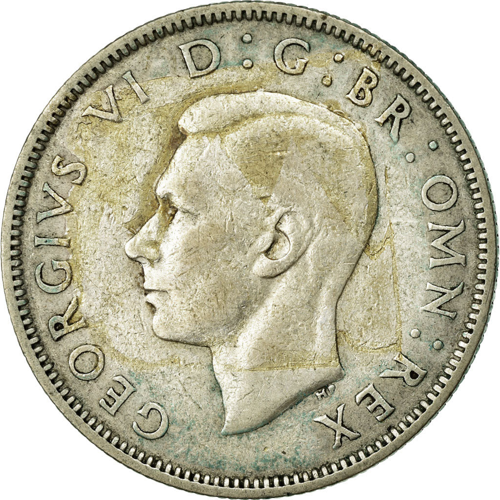 Coin, Great Britain, George VI, Florin, Two Shillings, 1937, EF(40-45), Silver